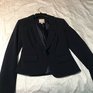 Blazer and slacks, size S, navy blue